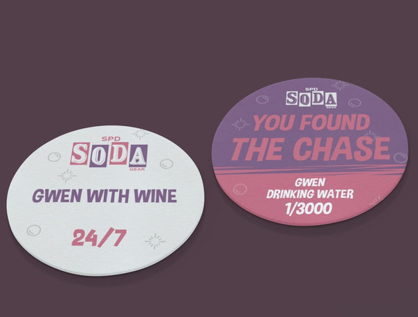 Funko Soda Parody Coaster Pog-Inspired CUSTOMIZED Chase and Common Coasters